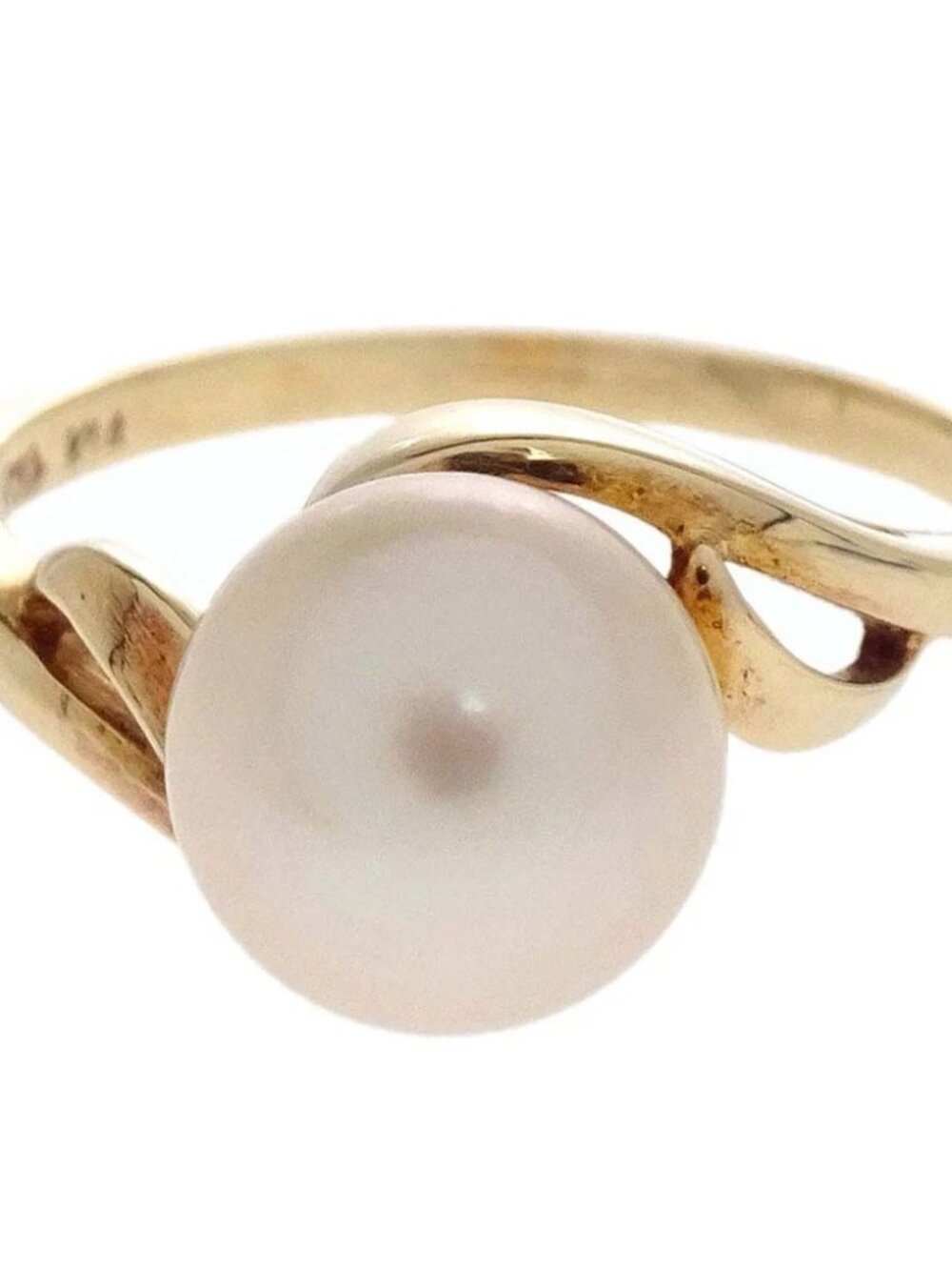 Mikimoto Ring 14K Pearl Gold #51 Jewelry